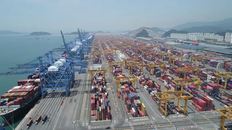 Port in Busan